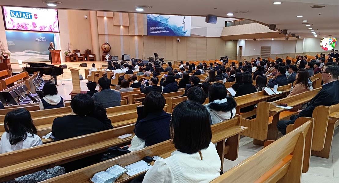 ▲지난 2월 2일 창원 상남교회에서 열린 마약 없는 대한민국 1차 대회. ⓒ한가협