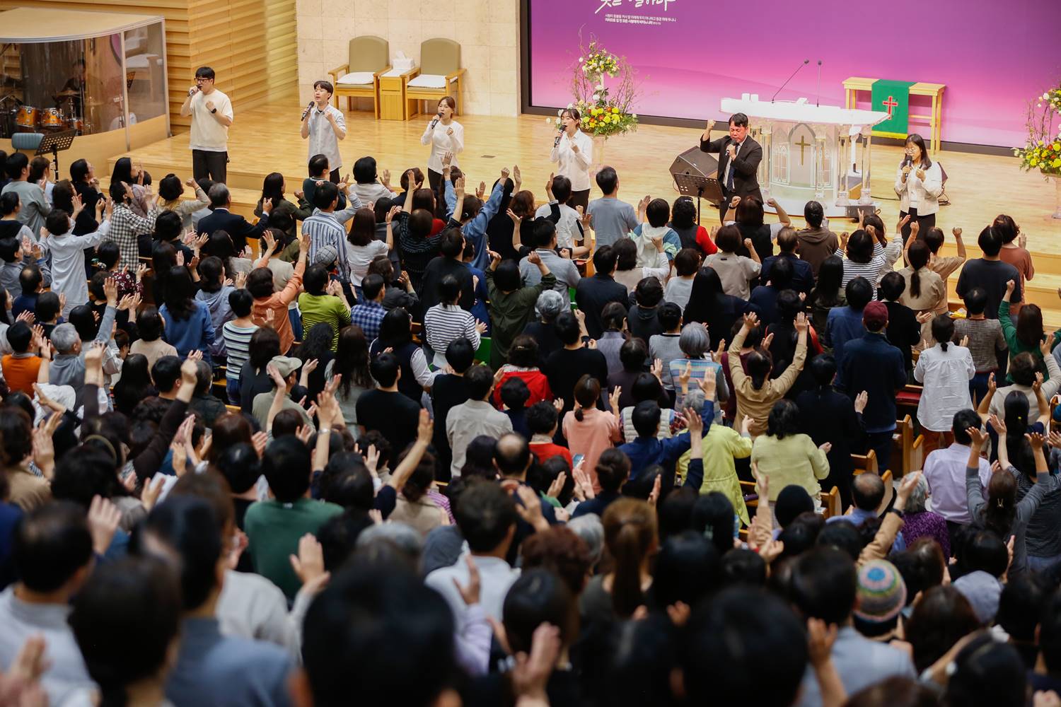 ▲연합 금식기도성회 둘째 날 현장. ⓒ주최측 제공