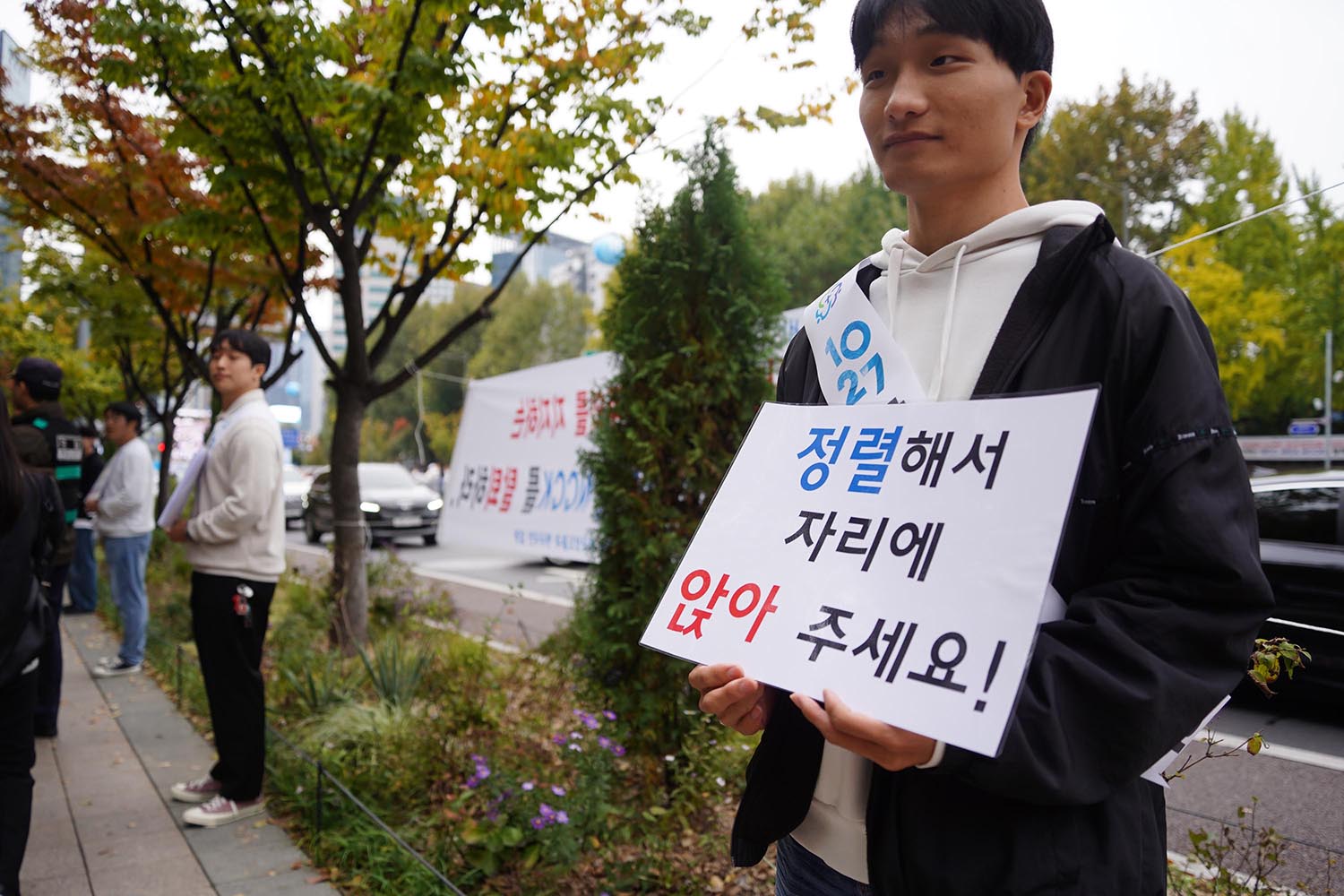 ▲10.27 한국교회 200만 연합예배 및 큰 기도회에 참석한 성도들. 사진은 서울시청 앞 광장 인근 참석자들 모습. ⓒ송경호 기자