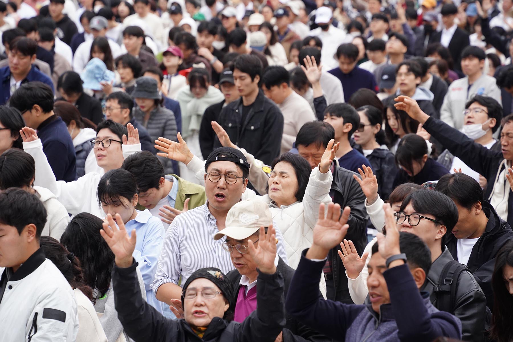 ▲10.27 한국교회 200만 연합예배 및 큰 기도회. ⓒ송경호 기자