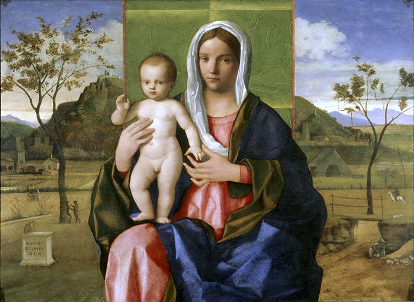 ▲이탈리아 화가 조반니 벨리니(Giovanni Bellini, 1430&ndash;1516)의 &lsquo;성 모자(Madonna and Child)&rsquo;. ⓒ위키