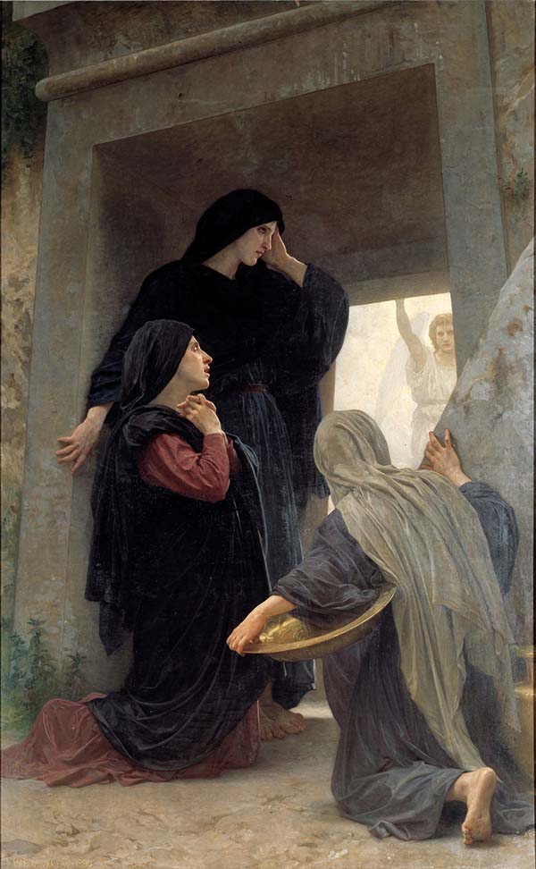 ▲프랑스 화가 윌리엄 아돌프 부그로(William-Adolphe Bouguereau, 1825&ndash;1905)의 &lsquo;무덤가의 세 여인(The Holy Women at the Tomb)&rsquo;.